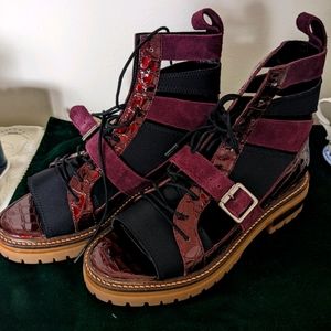 Free People open toe boots